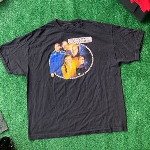Black Star Trek Captains Graphic Tee - Men